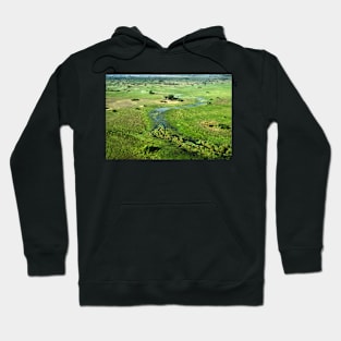 Okavango Delta Aerial Hoodie